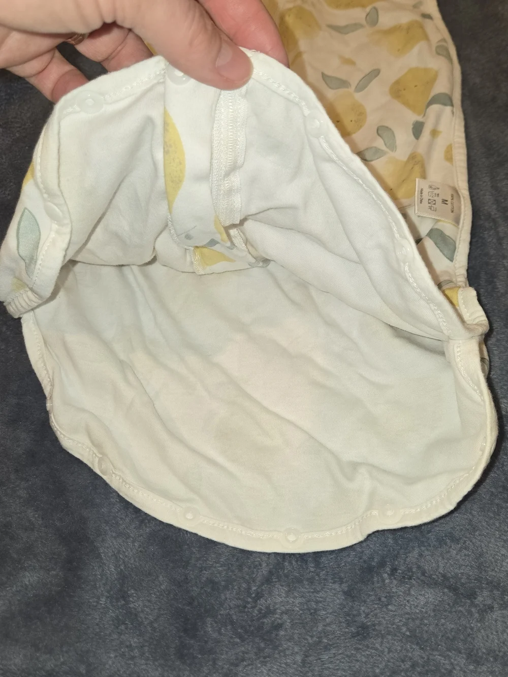 Lemon Print Swaddle Sleep Sack -